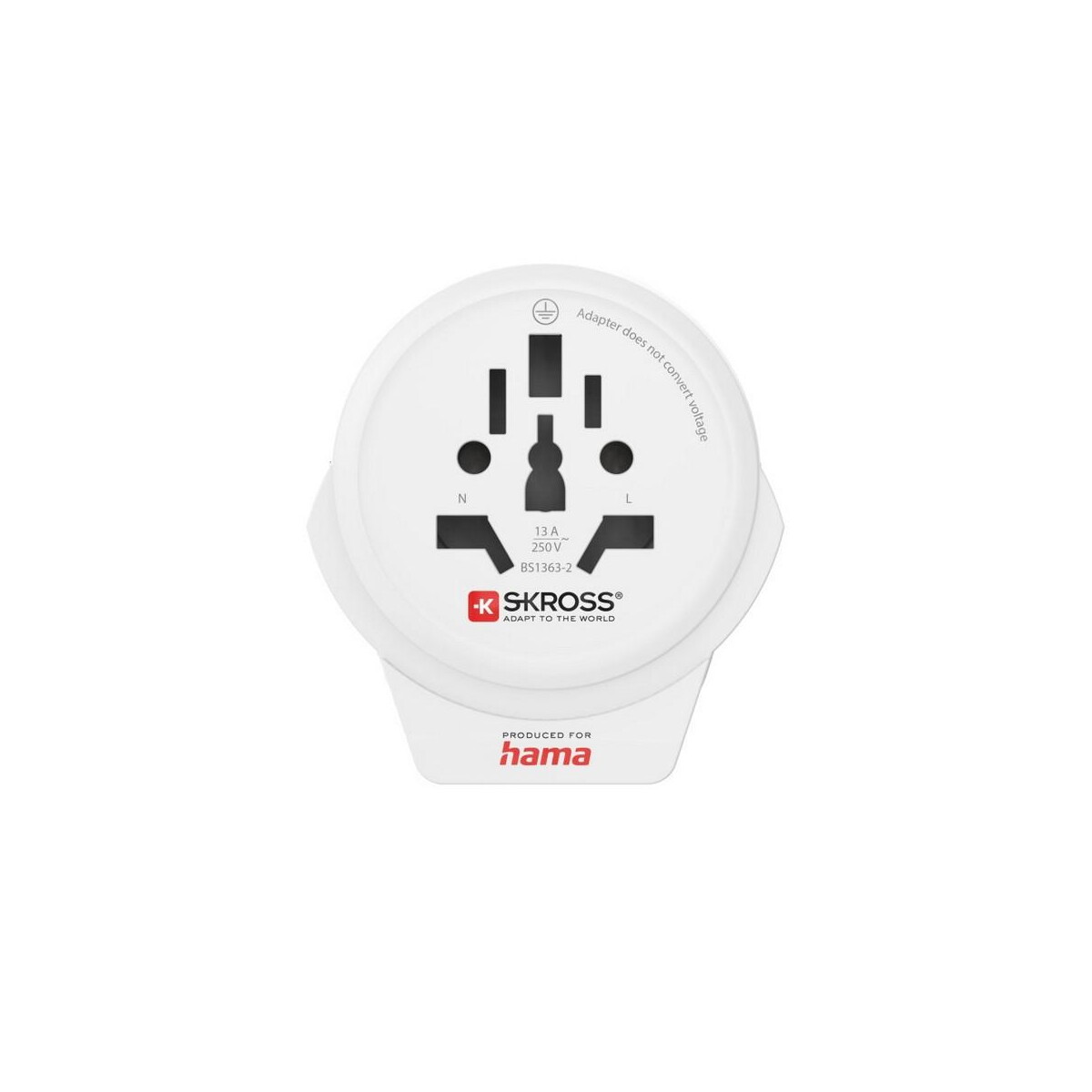 Adaptery podróżne z logo – adapter podróżny skross for hama usb VH049-02_AAB01 Adapter podróżny Skross for Hama USB VH049-02_AAB01