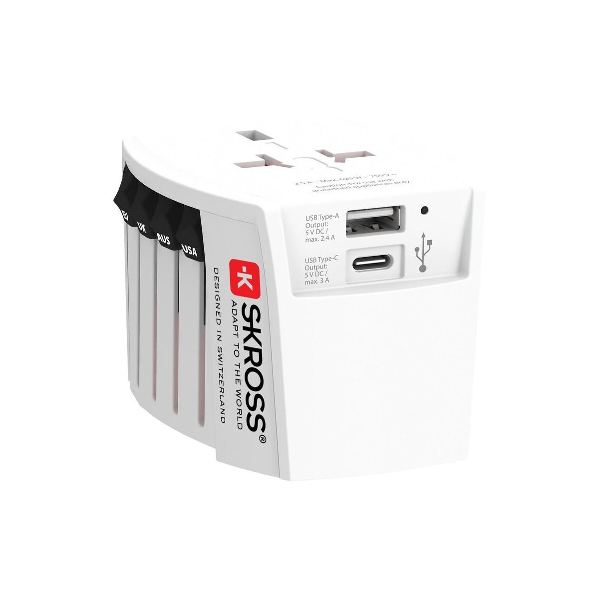 Adaptery podróżne z logo – adapter podróżny skross muv 2 VSK12-02_RB1.302962__S_0 Adapter podróżny SKROSS MUV 2 VSK12-02_RB1.302962__S_0