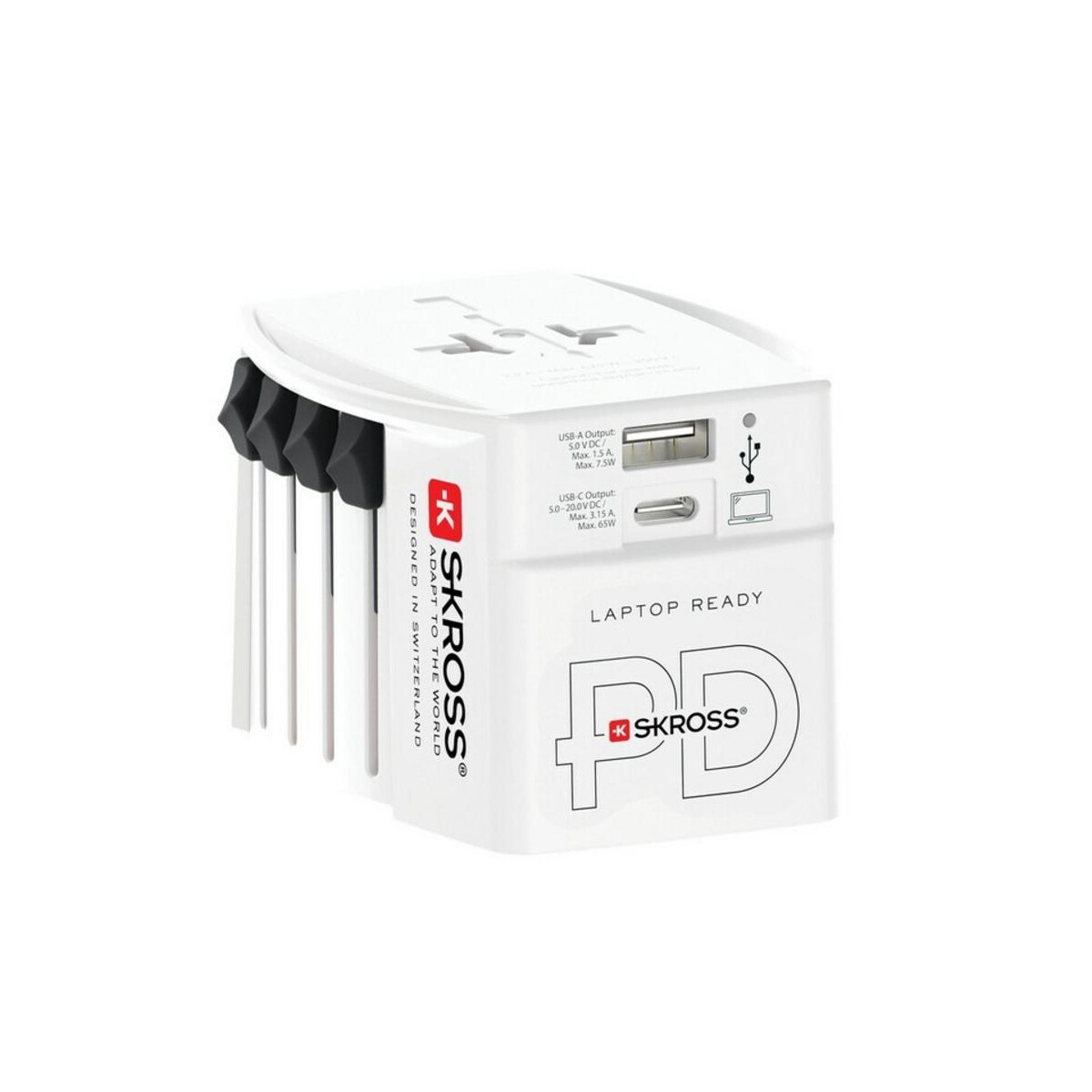 Adaptery podróżne z logo – adapter podróżny skross muv 65w VSK13-02_RB1.302976__B_1 Adapter podróżny SKROSS MUV 65W VSK13-02_RB1.302976__B_1