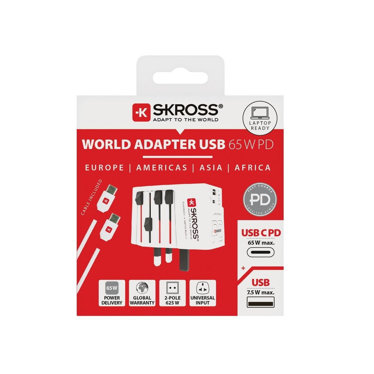 Adaptery podróżne z logo – adapter podróżny skross muv 65w VSK13-02_RB1.302976__P_501 Adapter podróżny SKROSS MUV 65W VSK13-02_RB1.302976__P_501