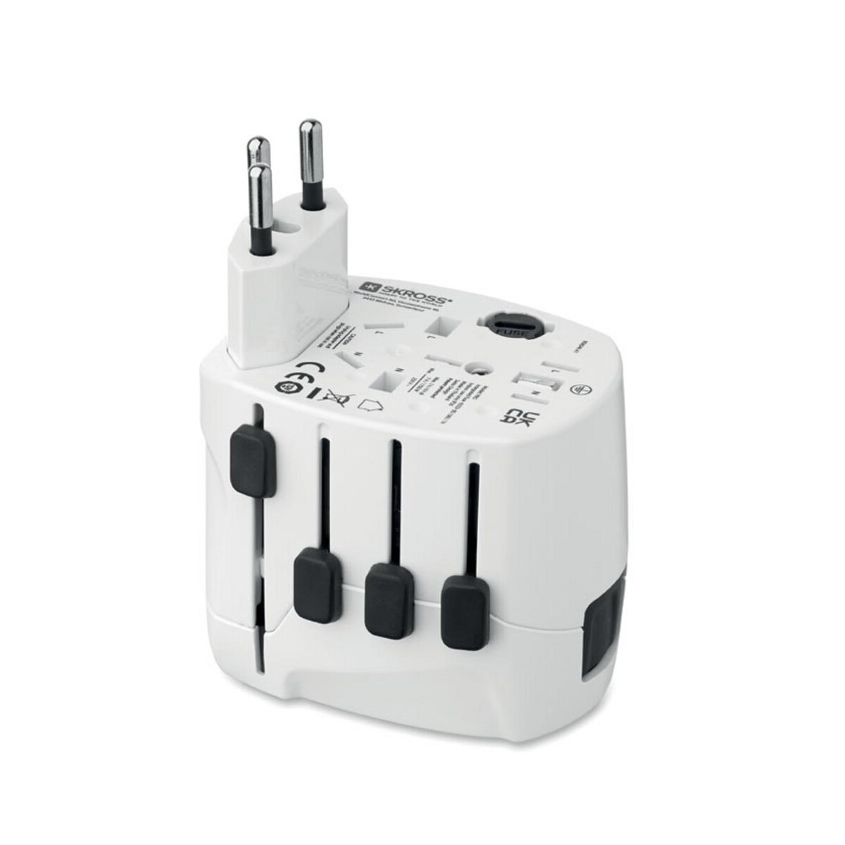 Adaptery podróżne z logo – skross® pro 3-biegunowy pro 3-pole mo2982-06-top SKROSS® PRO 3-biegunowy PRO 3-POLE mo2982-06-top