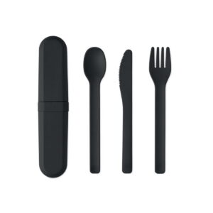 Zestaw sztućców w etui z PLA BITEFUL mo2743-03