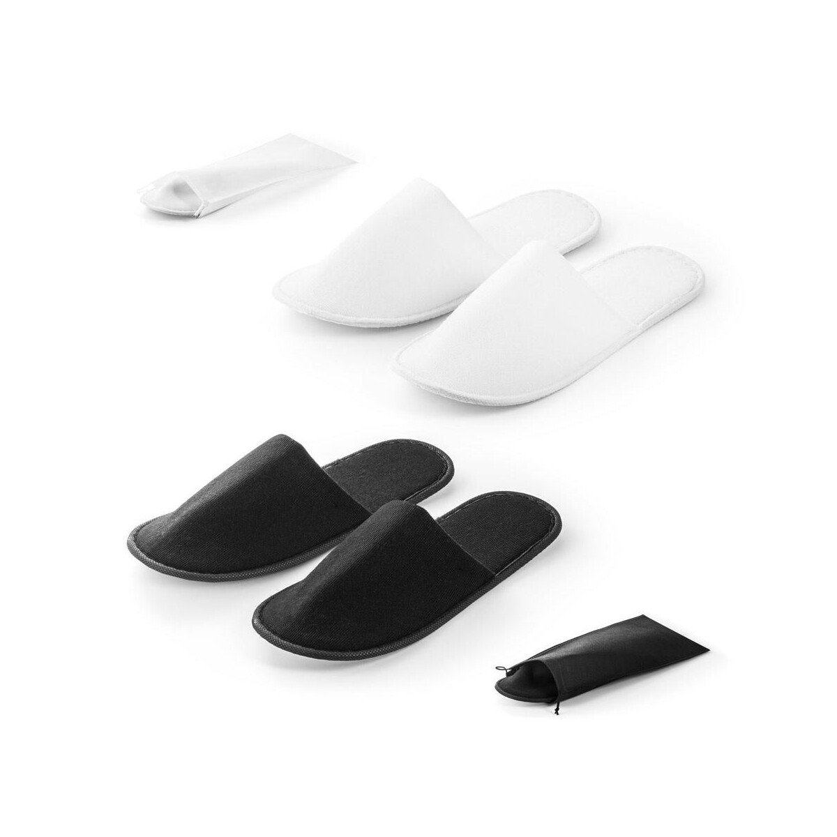 DANES. Kapcie do sypialni unisex z poliestru 95069_set
