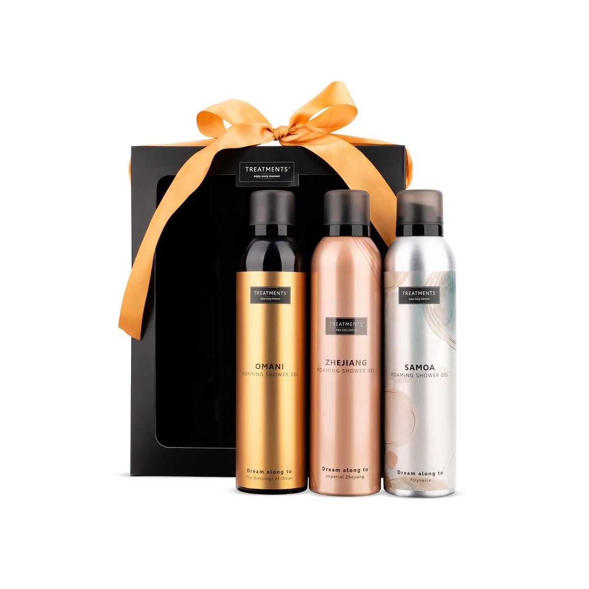 Akcesoria do łazienki z logo – zestaw kosmetyków foaming extravagance treatments VTR07-99_AAA02 Zestaw kosmetyków Foaming Extravagance TREATMENTS VTR07-99_AAA02