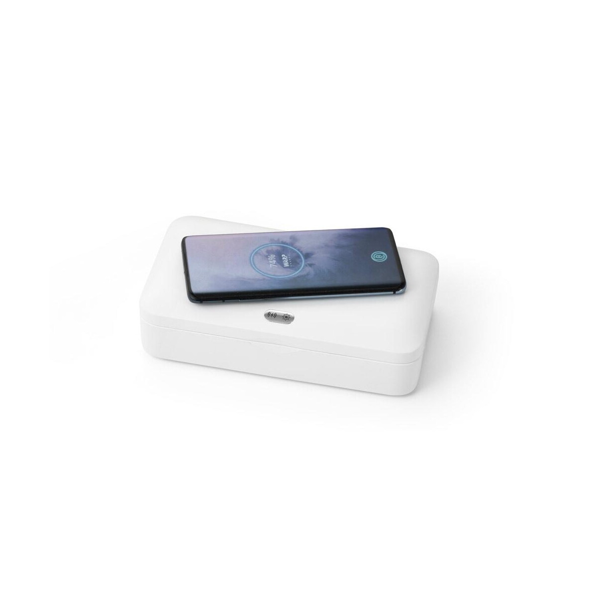 Akcesoria do smartfonów z logo – bactout. sterylizator uv z ładowarką bezprzewodową fast (10w) 98519_106-c BACTOUT. Sterylizator UV z ładowarką bezprzewodową Fast (10W) 98519_106-c