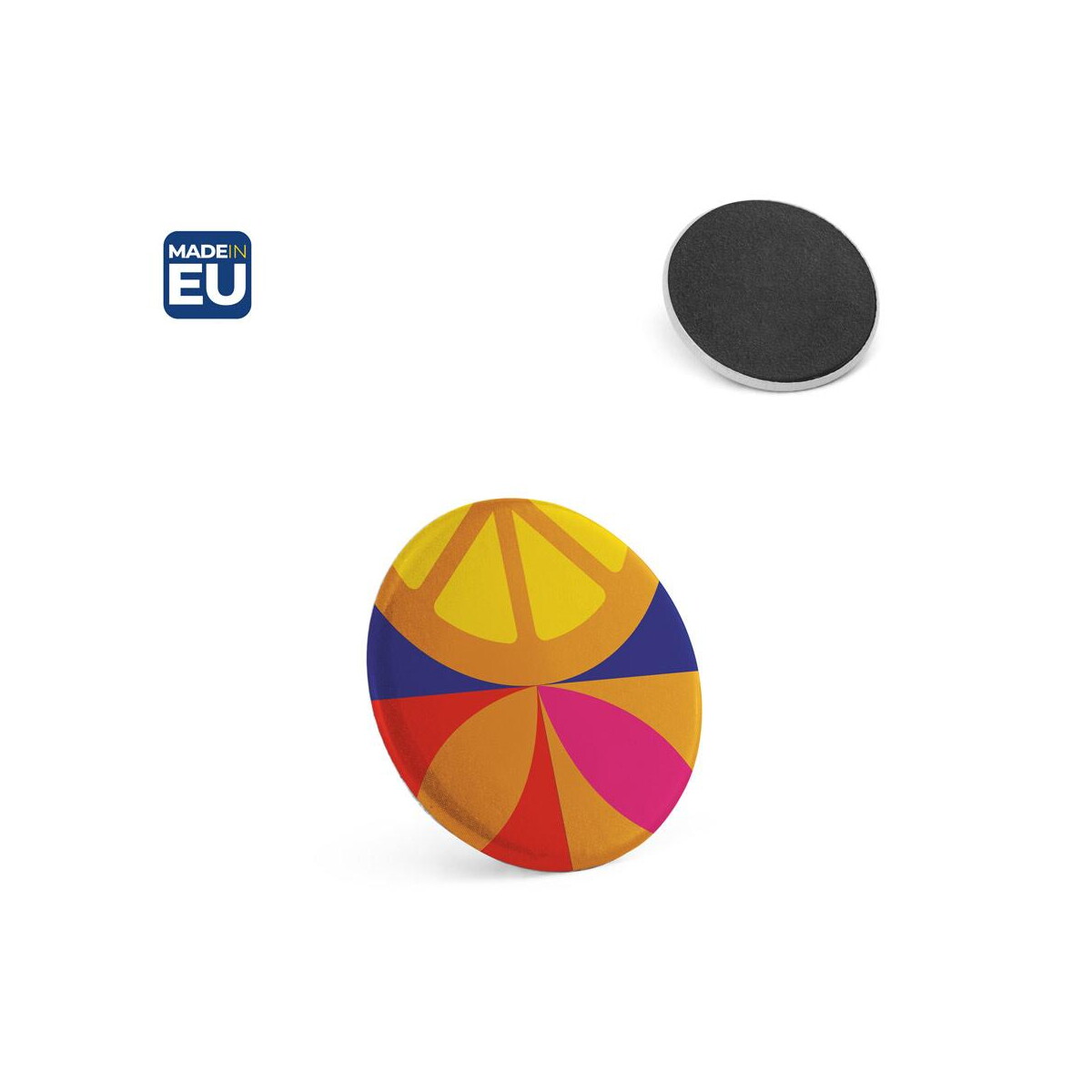 Button P'IN 4. Button P'IN 4. Okrągły magnes 73123_set