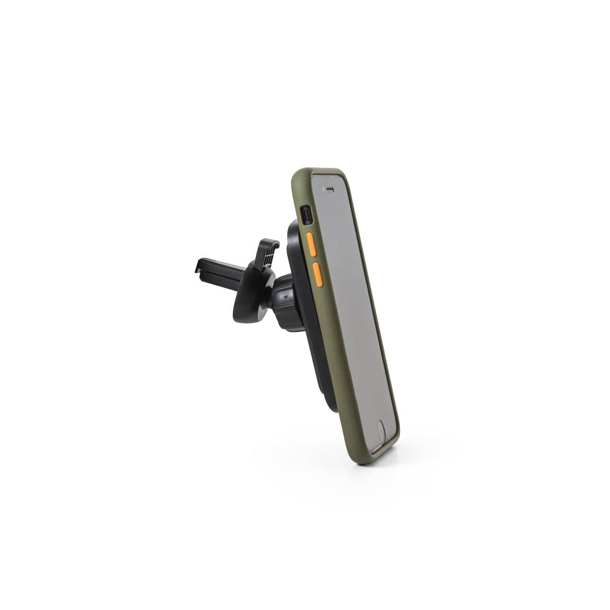 Akcesoria do smartfonów z logo – koch. samochodowy uchwyt na smartfon z bezprzewodową ładowarką magnetyczną 15w ze abs pochodzącego z recyklingu (100% rabs) 97168_103-c KOCH. Samochodowy uchwyt na smartfon z bezprzewodową ładowarką magnetyczną 15W ze ABS pochodzącego z recyklingu (100% rABS) 97168_103-c