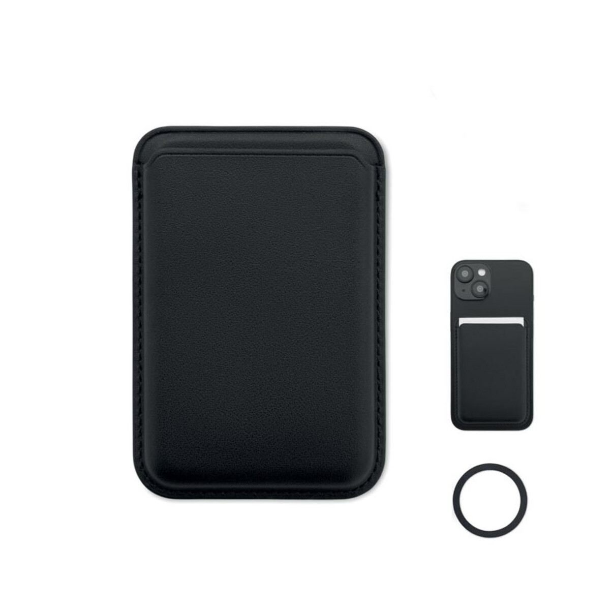Akcesoria do smartfonów z logo – magnetyczne etui na kartę karta mo2774-03 Magnetyczne etui na kartę KARTA mo2774-03