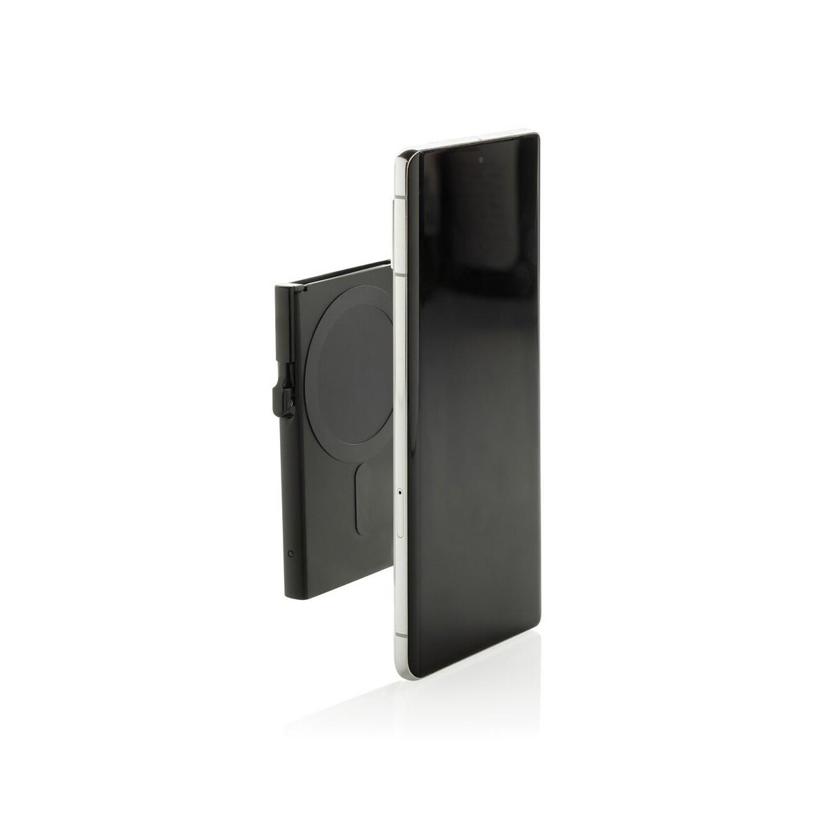 Akcesoria do smartfonów z logo – magnetyczne etui na kartę kredytową, ochrona rfid P820.9501__B_2 Magnetyczne etui na kartę kredytową, ochrona RFID P820.9501__B_2