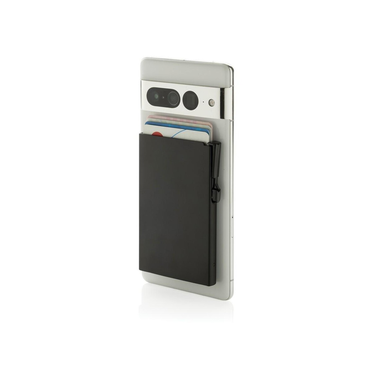 Akcesoria do smartfonów z logo – magnetyczne etui na kartę kredytową, ochrona rfid P820.9501__B_3 Magnetyczne etui na kartę kredytową, ochrona RFID P820.9501__B_3