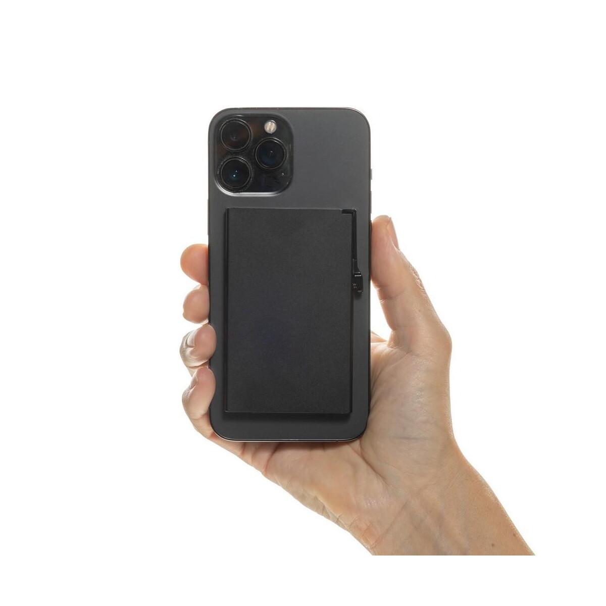 Akcesoria do smartfonów z logo – magnetyczne etui na kartę kredytową, ochrona rfid P820.9501__B_4 Magnetyczne etui na kartę kredytową, ochrona RFID P820.9501__B_4