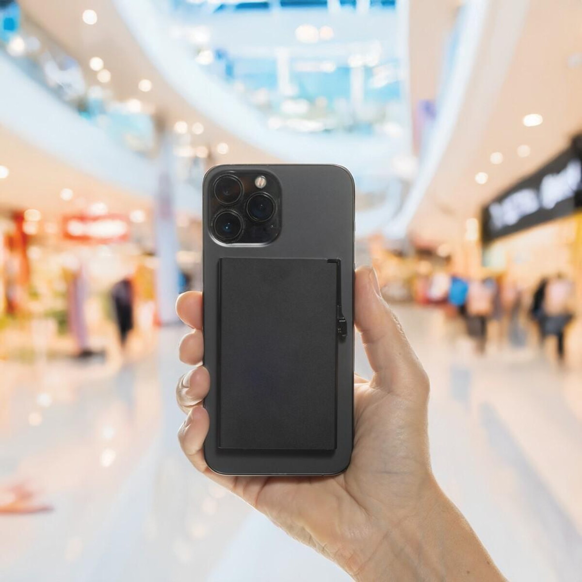 Akcesoria do smartfonów z logo – magnetyczne etui na kartę kredytową, ochrona rfid P820.9501__M_400 Magnetyczne etui na kartę kredytową, ochrona RFID P820.9501__M_400