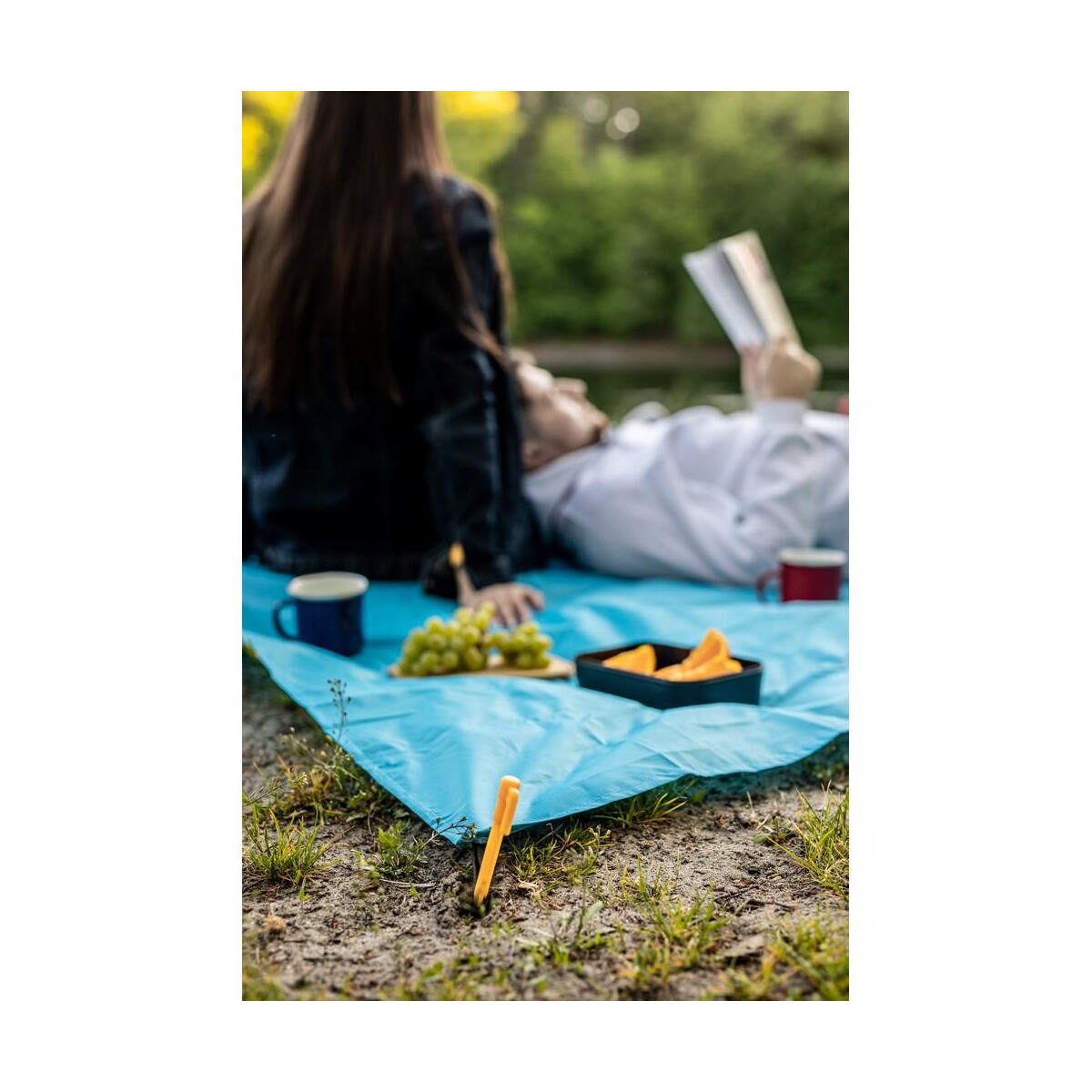 Akcesoria plażowe z logo – wodoodporna mata plażowa, składana | hattie V7229_A Wodoodporna mata plażowa, składana | Hattie V7229_A