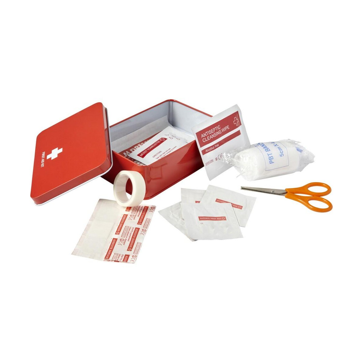 Apteczki z logo – apteczka w puszce V7948-05_AAA06 Apteczka w puszce V7948-05_AAA06