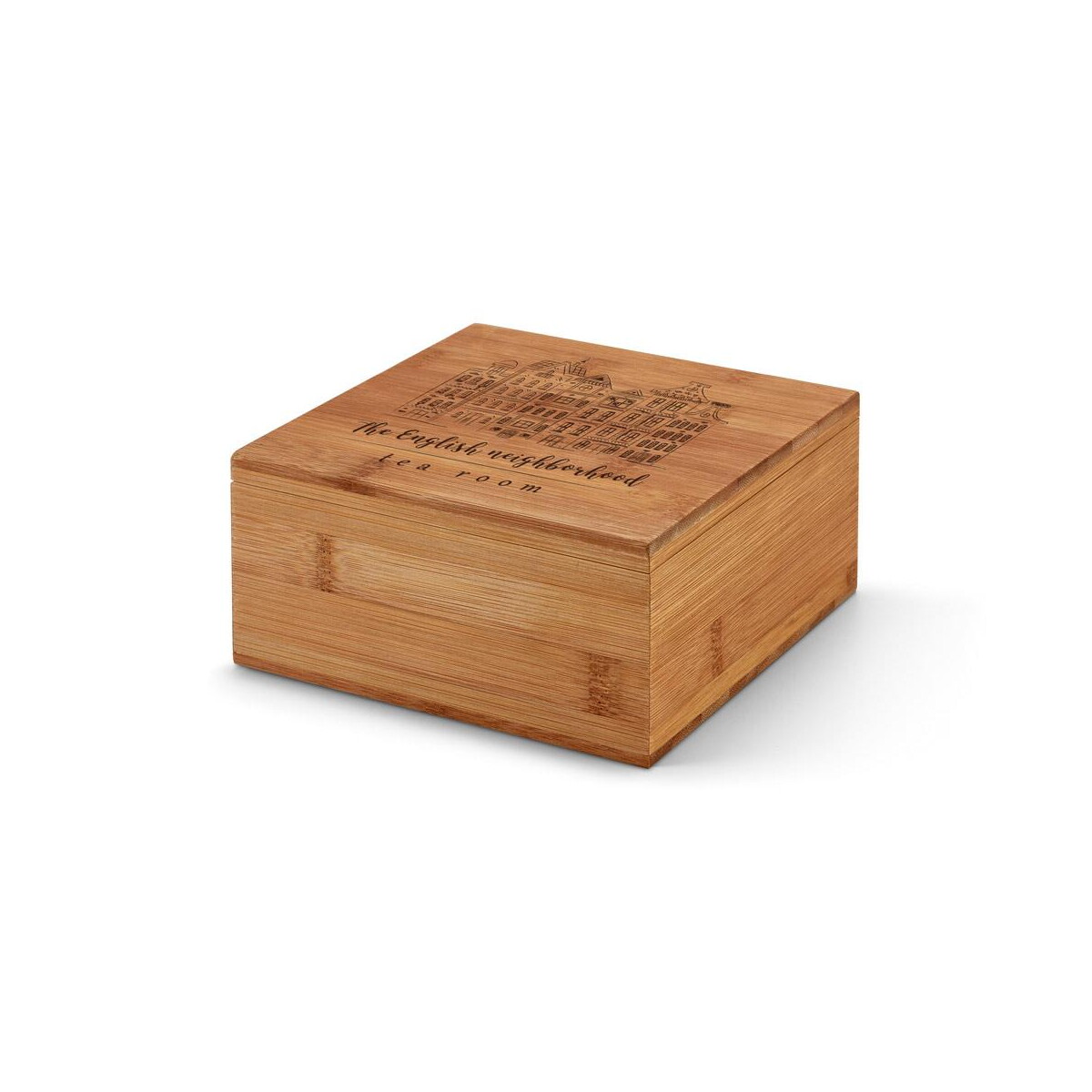 Artykuły do domu z logo – arnica. bambusowe pudełko na herbatę z 4 przegrodami i zamknięciem na magnes 93996_160-box-logo ARNICA. Bambusowe pudełko na herbatę z 4 przegrodami i zamknięciem na magnes 93996_160-box-logo