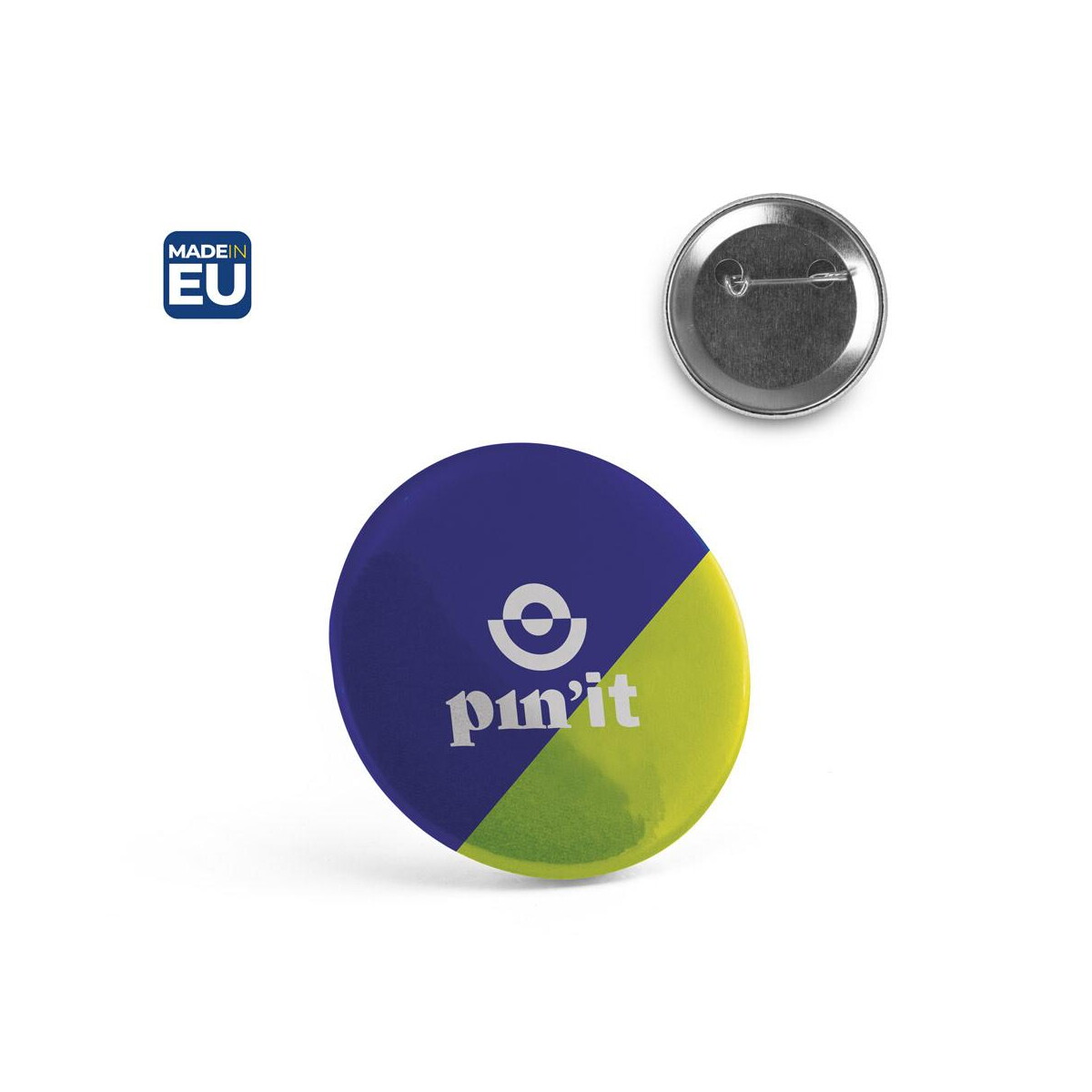 Button P'IN 6. Button P'IN 6. Okrągła przypinka 73125_set