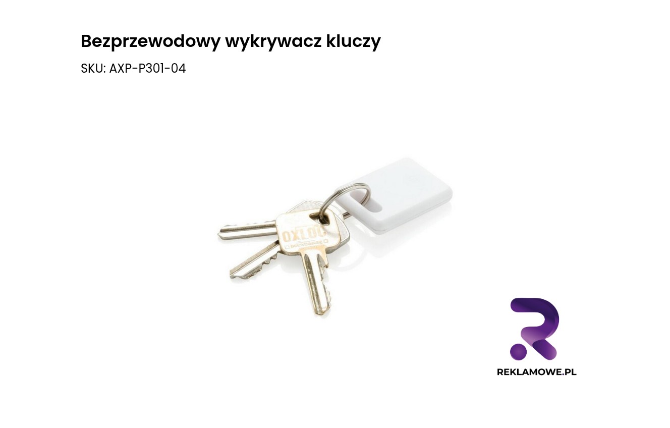 Bezprzewodowy wykrywacz kluczy Bezprzewodowy wykrywacz kluczy – lokalizator do szybkiego odnajdywania kluczy