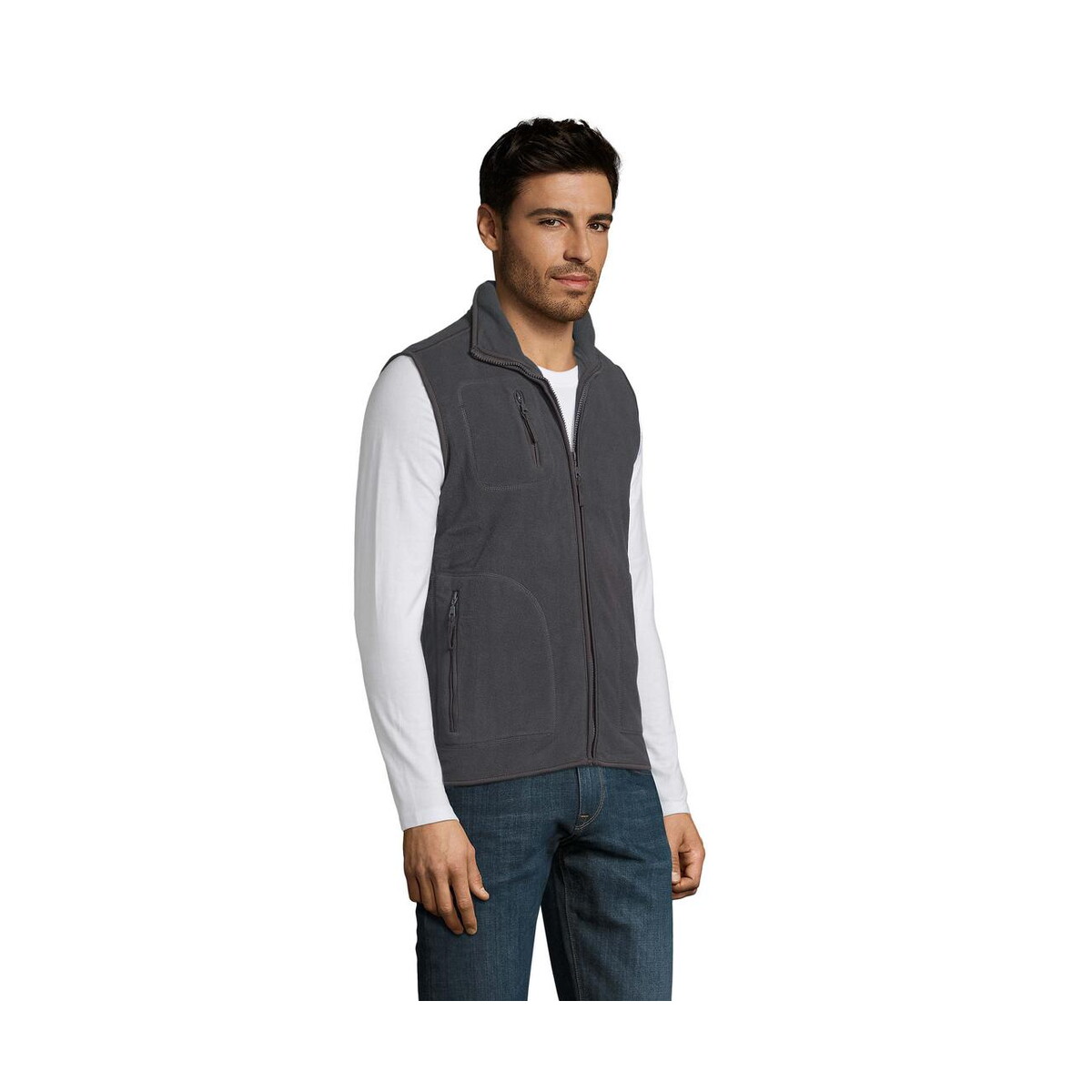 Bezrękawniki z logo – norway uni cardigan 320g norway s51000-cr-side NORWAY UNI CARDIGAN 320g NORWAY s51000-cr-side