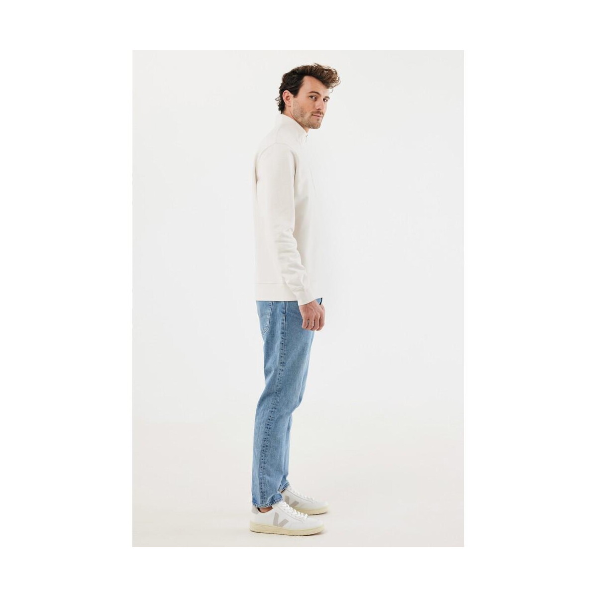Bluzy z logo – bluza iqoniq elgon z bawełny z recyklingu T9601.040__F_252 Bluza Iqoniq Elgon z bawełny z recyklingu T9601.040__F_252