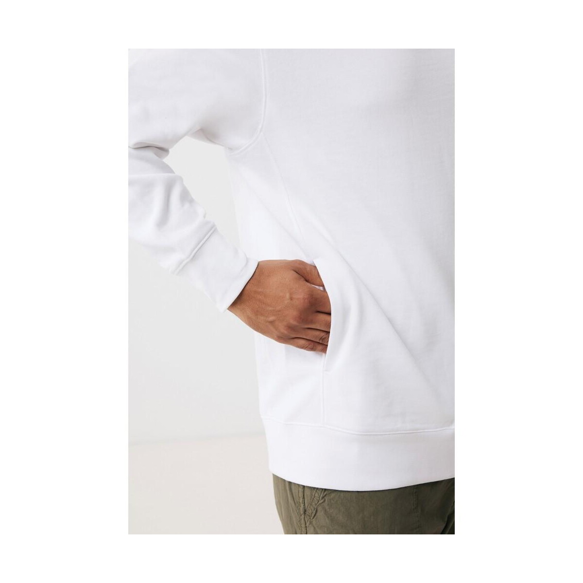 Bluzy z logo – bluza z kapturem i kieszeniami iqoniq yengo z bawełny z recyklingu T9405.004.L__F_255 Bluza z kapturem i kieszeniami Iqoniq Yengo z bawełny z recyklingu T9405.004.L__F_255