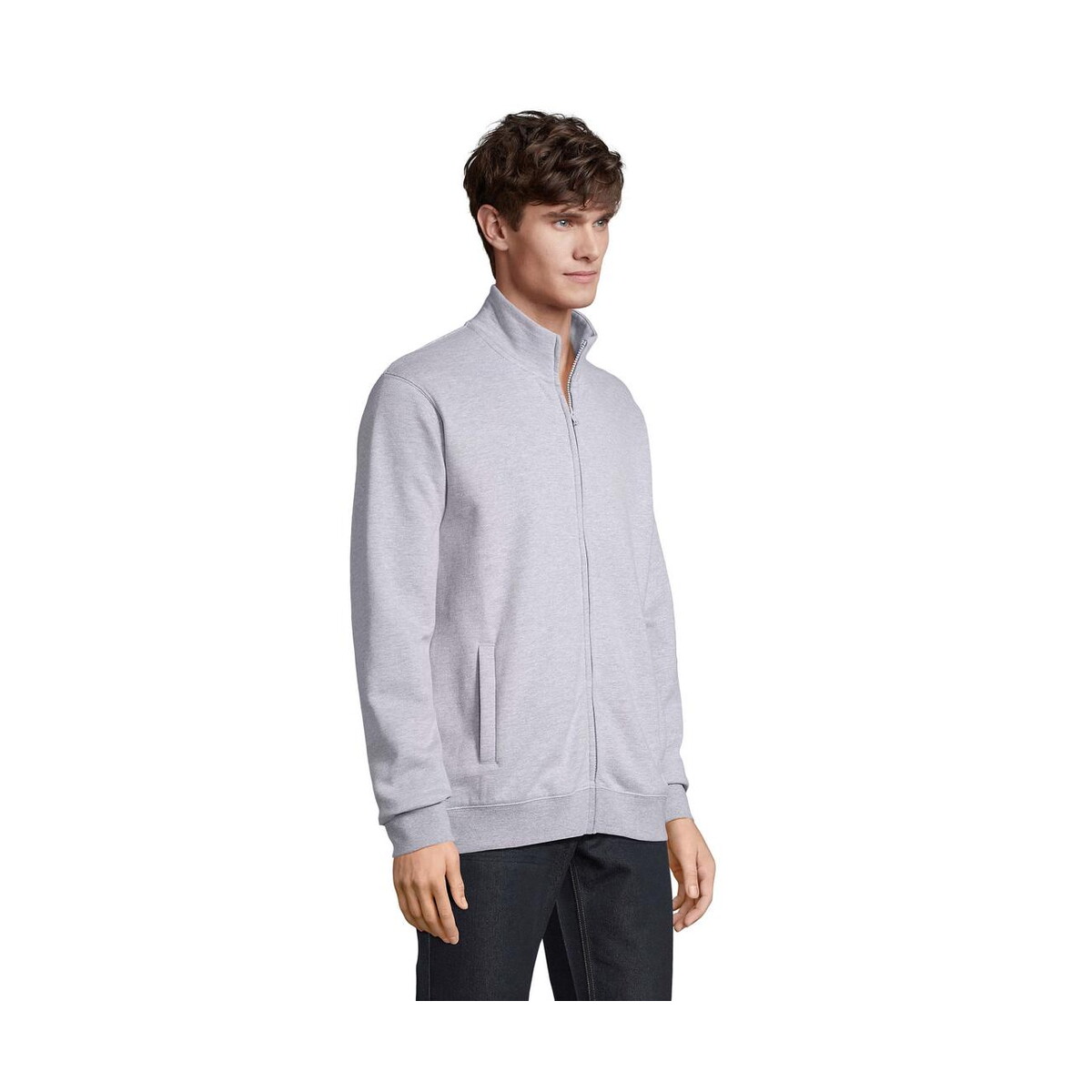 Bluzy z logo – cooper bluza z zamkiem cooper s04240-gy-side COOPER Bluza z zamkiem COOPER s04240-gy-side