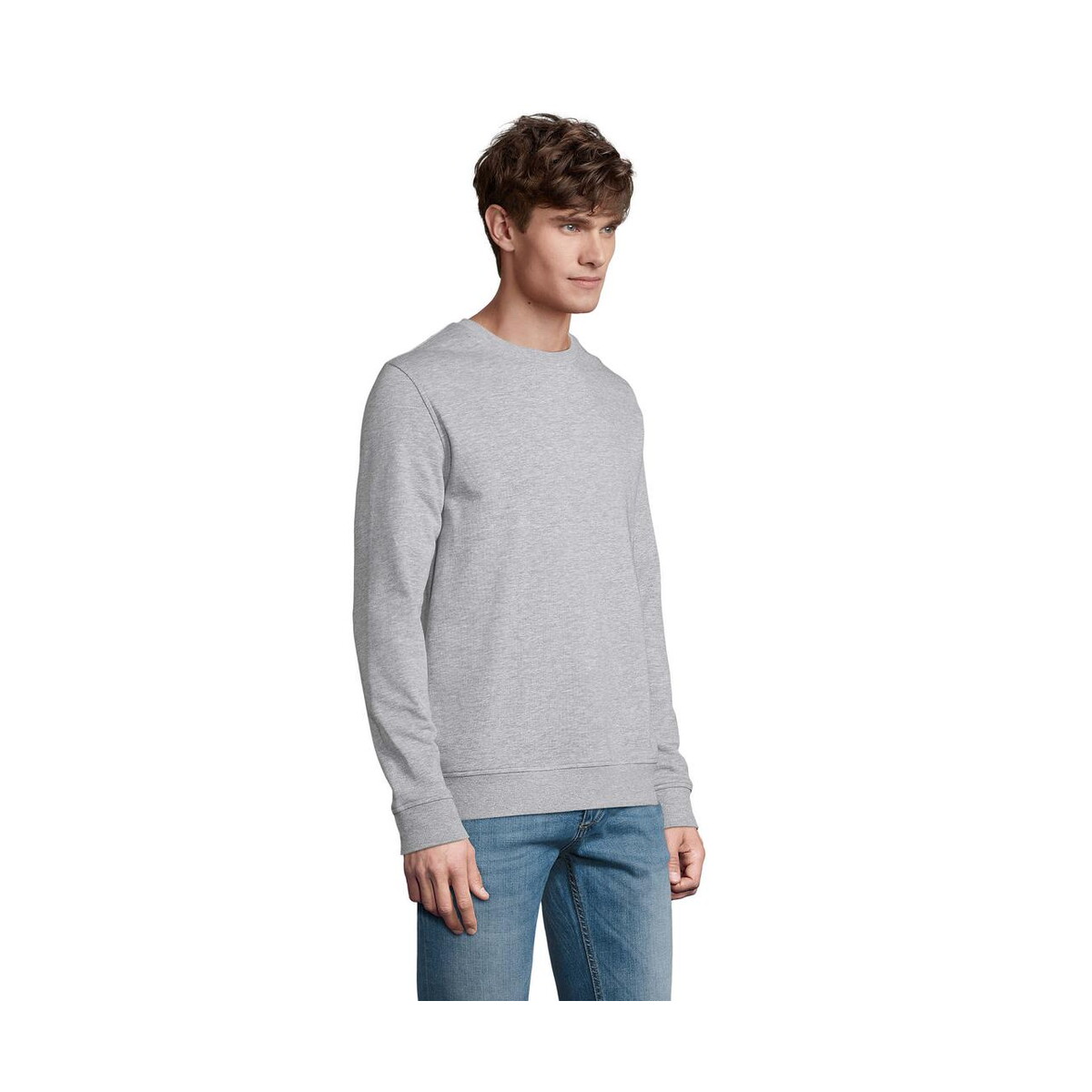 Bluzy z logo – komet sweater 280g comet s03574-gy-back KOMET SWEATER 280g COMET s03574-gy-back