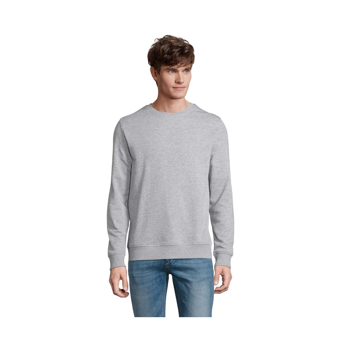 Bluzy z logo – komet sweater 280g comet s03574-gy KOMET SWEATER 280g COMET s03574-gy
