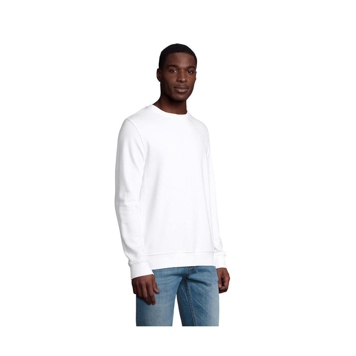 Bluzy z logo – komet sweater 280g comet s03574-wh-back KOMET SWEATER 280g COMET s03574-wh-back