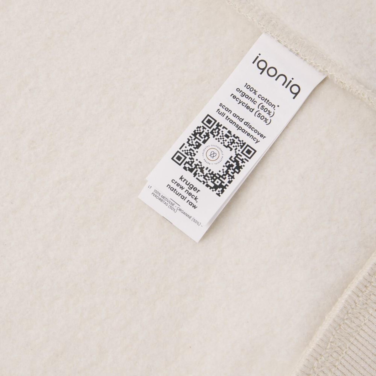 Bluzy z logo – luźna bluza z bawełny z recyklingu iqoniq kruger T9302.018.L__B_5 Luźna bluza z bawełny z recyklingu Iqoniq Kruger T9302.018.L__B_5
