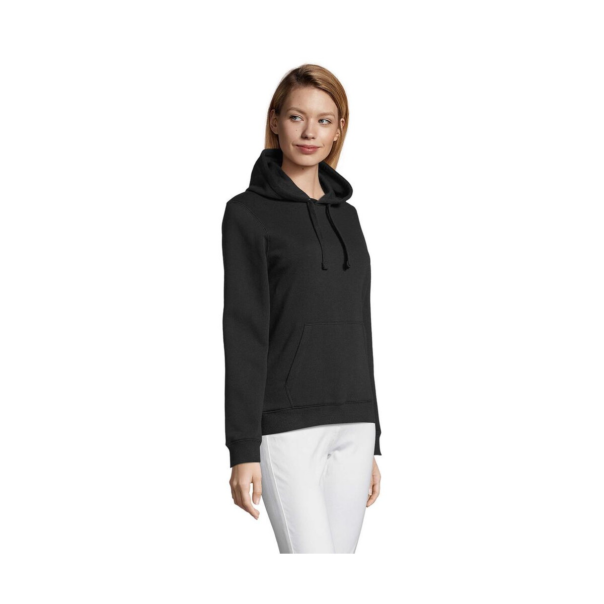 Bluzy z logo – spencer damska bluza 280g spencer women s03103-bk-side SPENCER damska bluza 280g SPENCER WOMEN s03103-bk-side