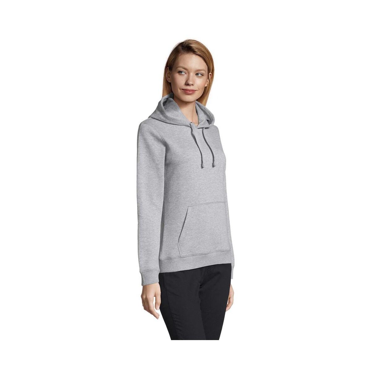 Bluzy z logo – spencer damska bluza 280g spencer women s03103-gy-side SPENCER damska bluza 280g SPENCER WOMEN s03103-gy-side