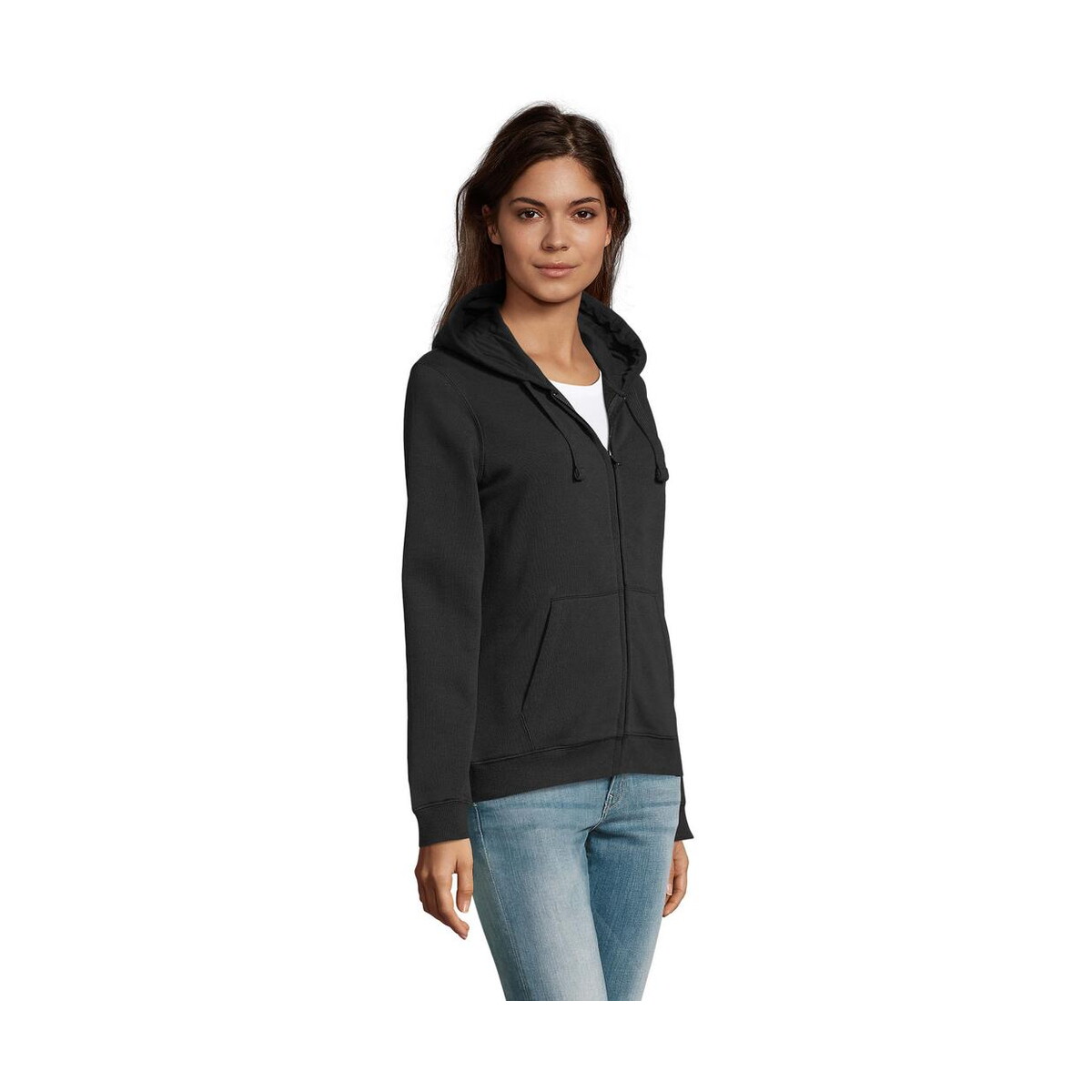 Bluzy z logo – spike hood damskie 280gr spike women s03106-bk-side SPIKE HOOD Damskie 280gr SPIKE WOMEN s03106-bk-side