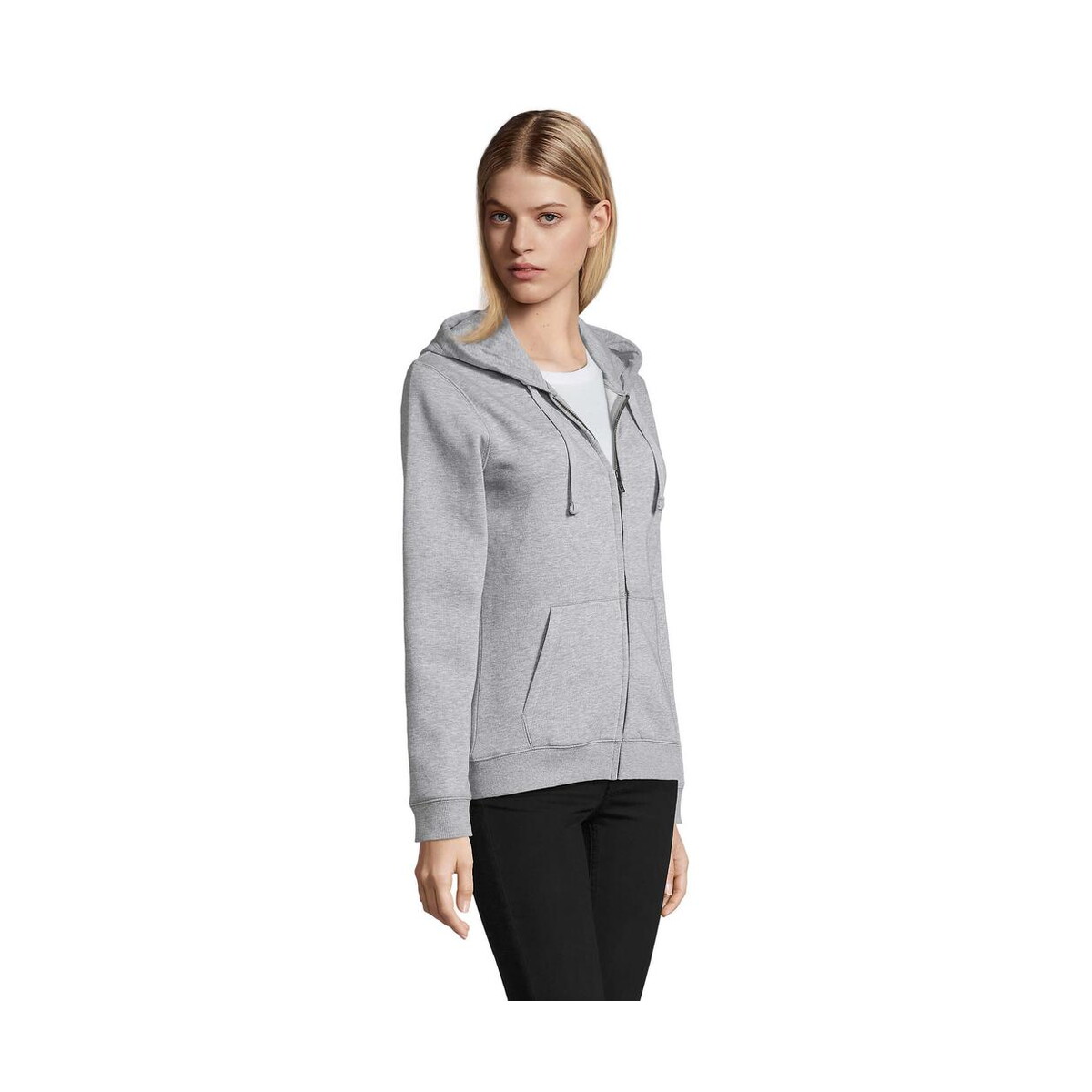 Bluzy z logo – spike hood damskie 280gr spike women s03106-gy-side SPIKE HOOD Damskie 280gr SPIKE WOMEN s03106-gy-side