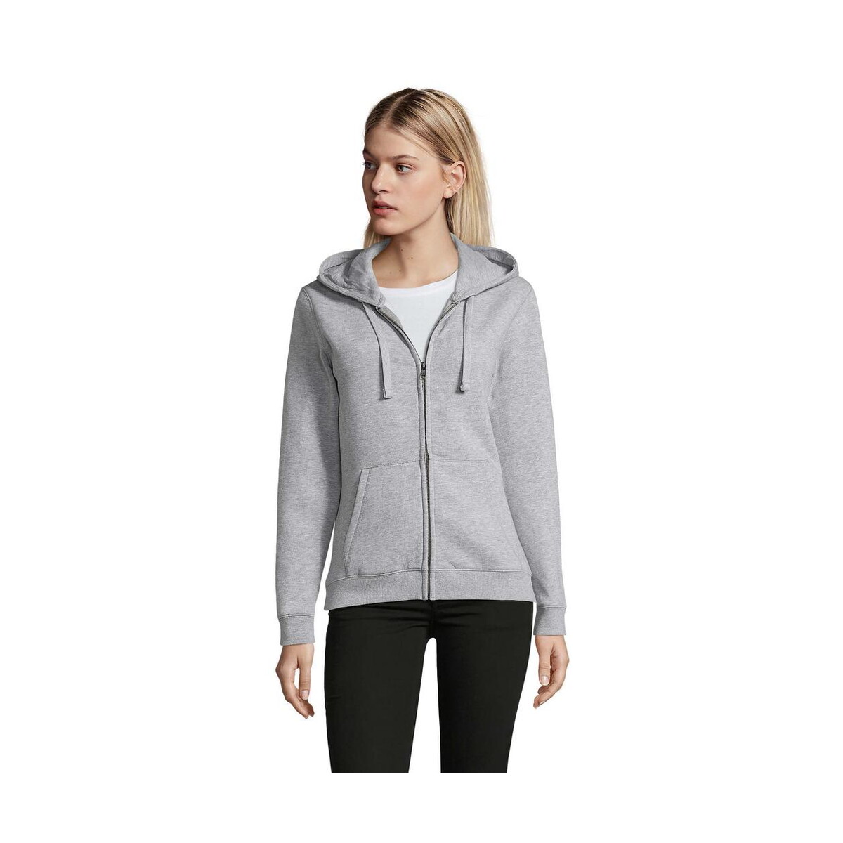 Bluzy z logo – spike hood damskie 280gr spike women s03106-gy SPIKE HOOD Damskie 280gr SPIKE WOMEN s03106-gy