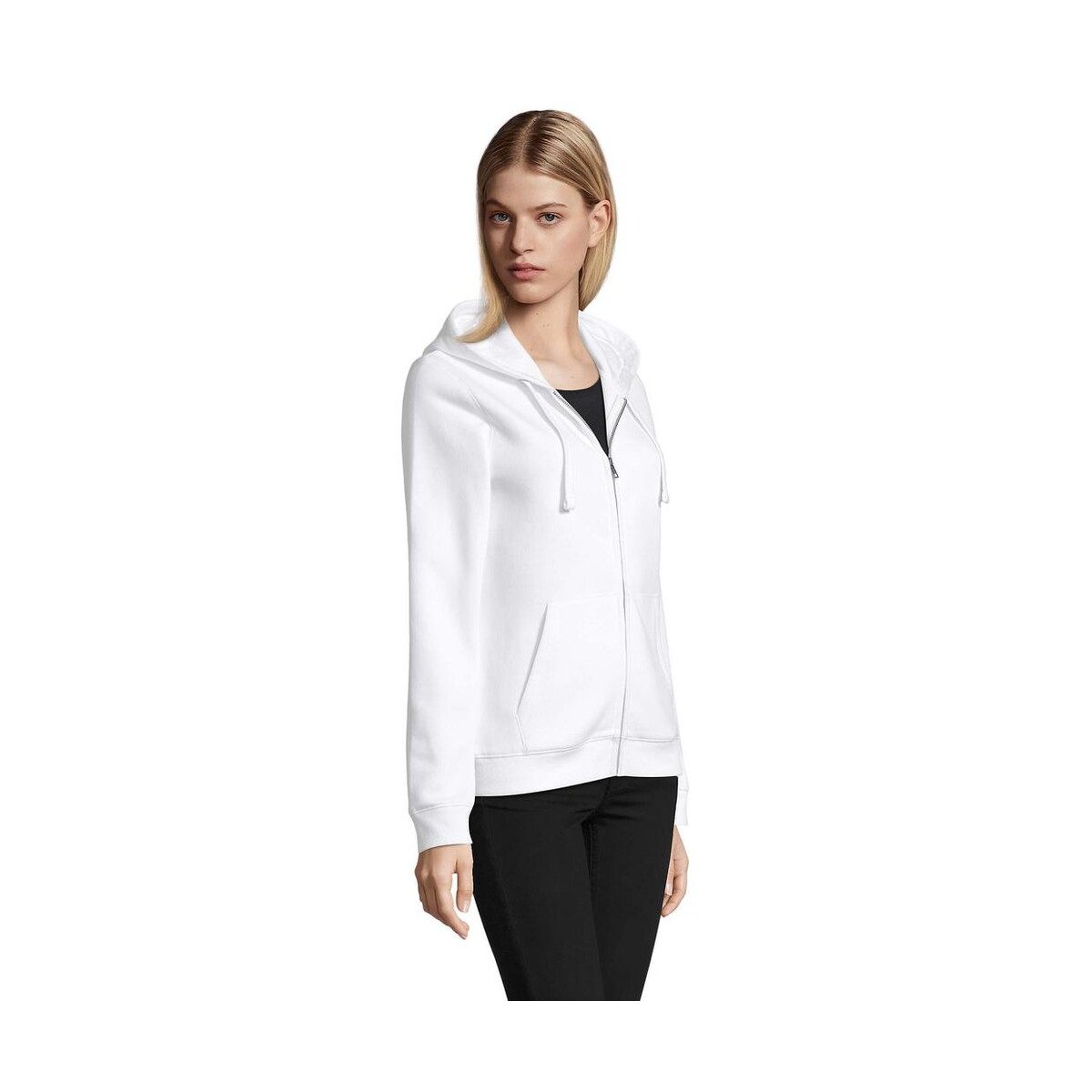 Bluzy z logo – spike hood damskie 280gr spike women s03106-wh-side SPIKE HOOD Damskie 280gr SPIKE WOMEN s03106-wh-side