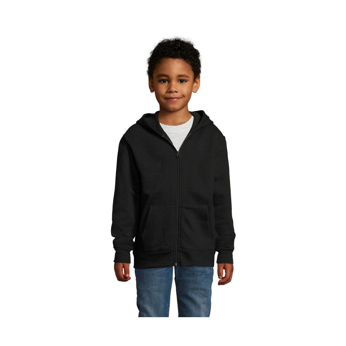 Bluzy z logo – stone dziecięcy hoodie stone kids s02092-bk STONE Dziecięcy hoodie STONE KIDS s02092-bk