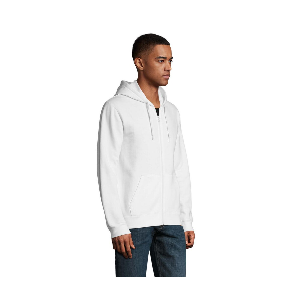 Bluzy z logo – stone uni hoodie 260g stone s01714-wh-side STONE UNI HOODIE 260g STONE s01714-wh-side