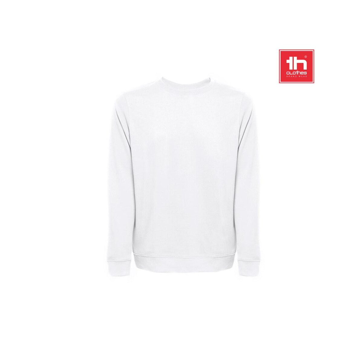 Bluzy z logo – thc colombo wh. bluza (unisex) z włoskiej frotte bez zapięcia. kolor biały 30265_set THC COLOMBO WH. Bluza (unisex) z włoskiej frotte bez zapięcia. Kolor biały 30265_set