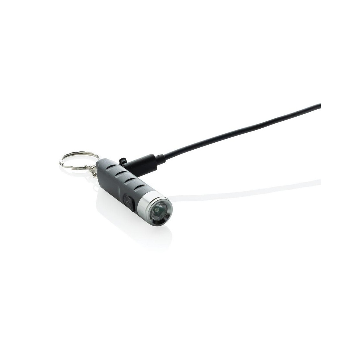 Breloki latarki z logo – brelok do kluczy globix, latarka P514.0201__B_5 Brelok do kluczy Globix, latarka P514.0201__B_5