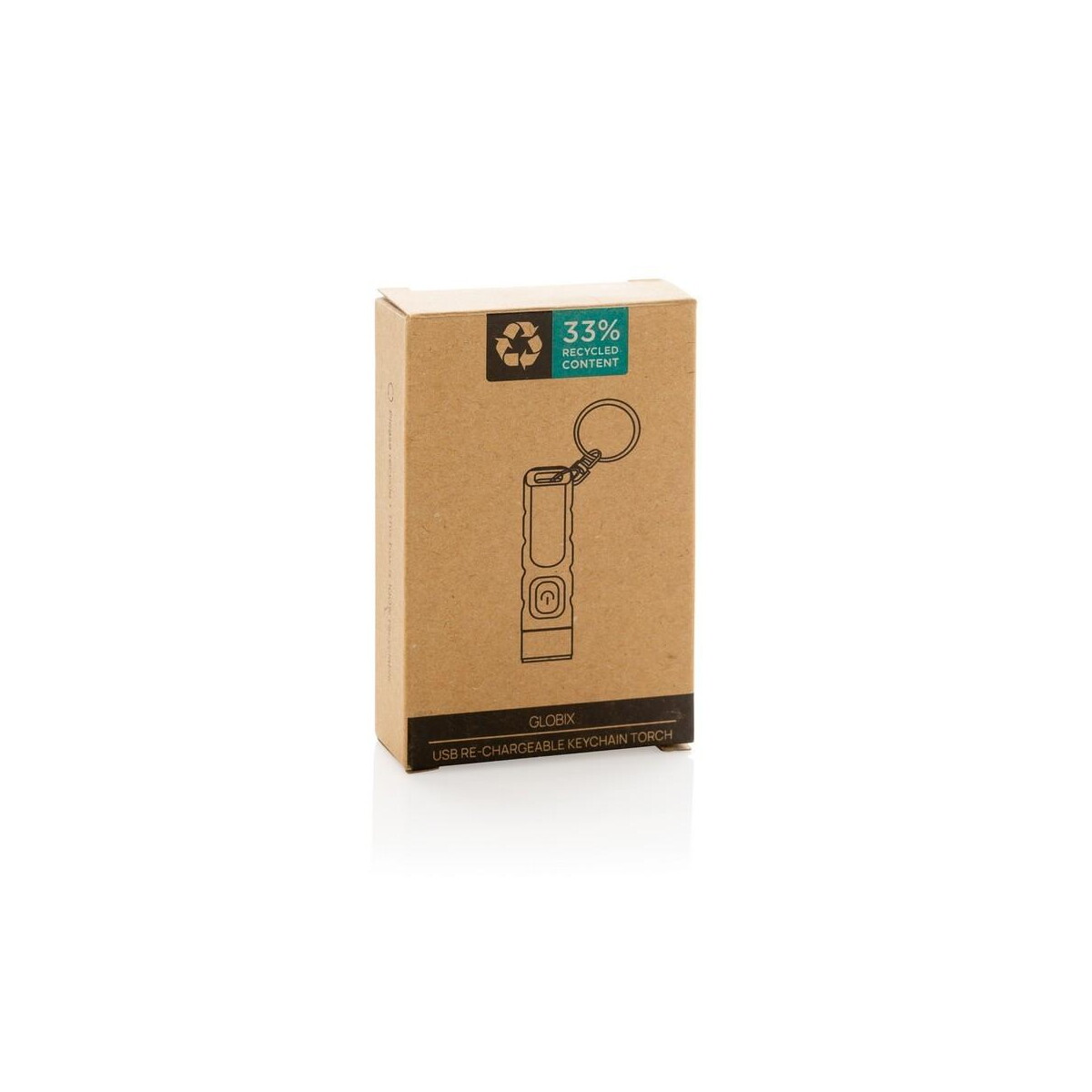 Breloki latarki z logo – brelok do kluczy globix, latarka P514.0201__P_501 Brelok do kluczy Globix, latarka P514.0201__P_501