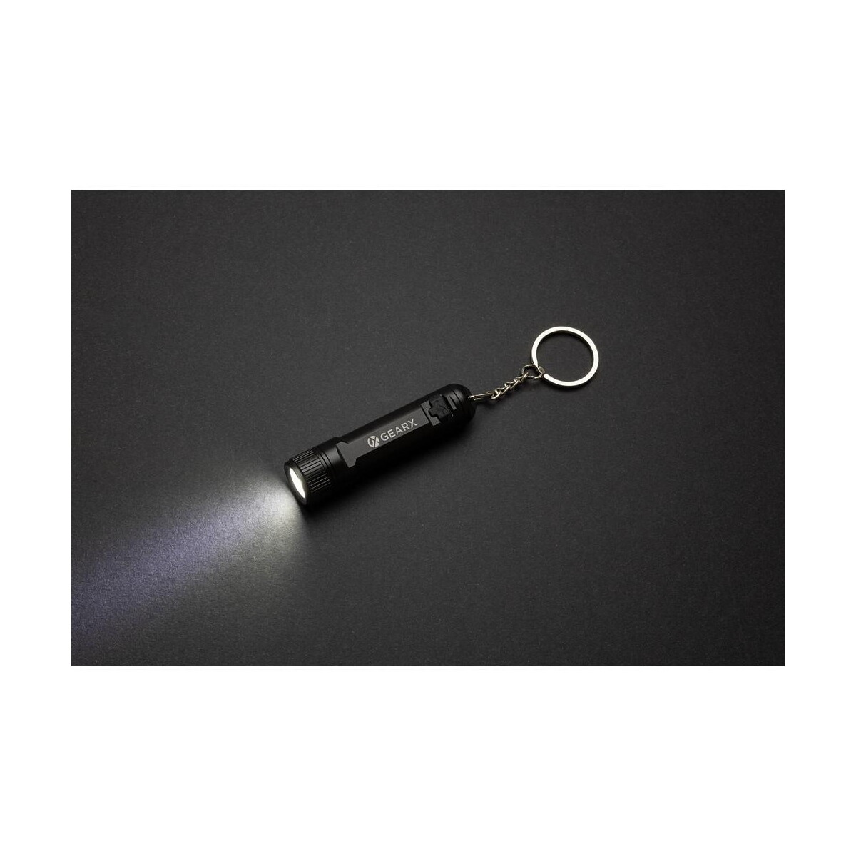 Breloki latarki z logo – brelok do kluczy, o wysokiej intensywności światła gearx P514.5001__B_6 Brelok do kluczy, o wysokiej intensywności światła GearX P514.5001__B_6