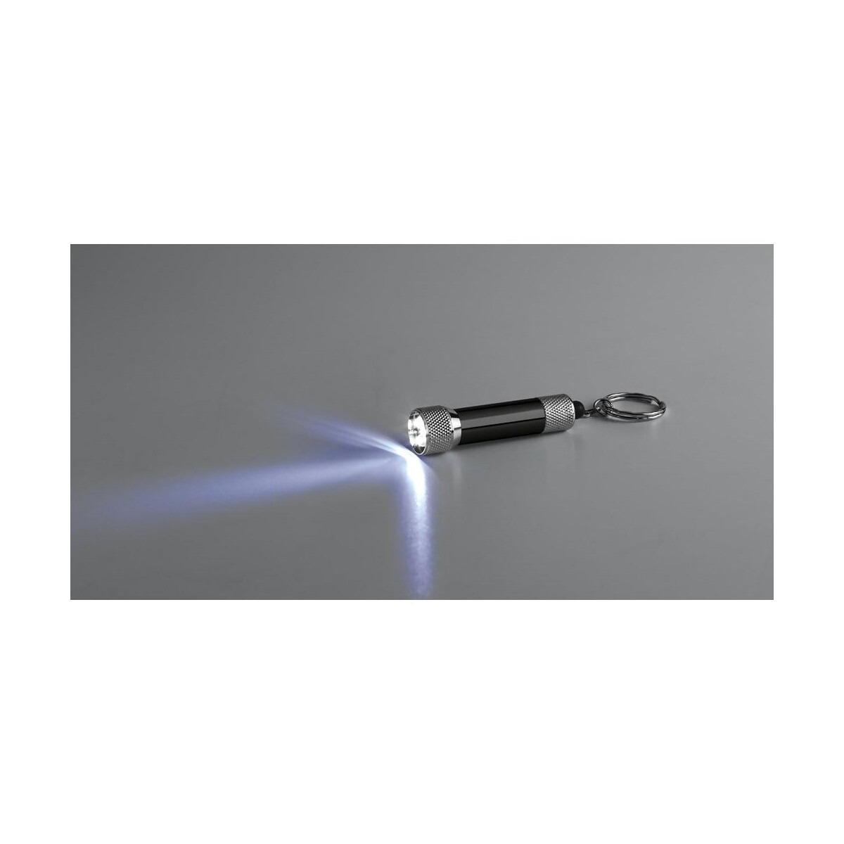 Breloki latarki z logo – lergan. aluminiowy brelok z latarką 3 led 93141_103-c LERGAN. Aluminiowy brelok z latarką 3 LED 93141_103-c