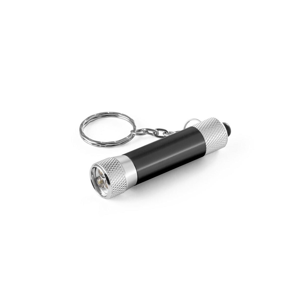 Breloki latarki z logo – lergan. aluminiowy brelok z latarką 3 led 93141_103 LERGAN. Aluminiowy brelok z latarką 3 LED 93141_103