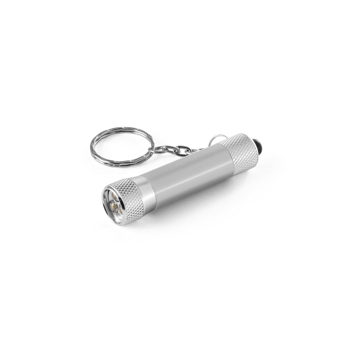 Breloki latarki z logo – re-lergan. aluminiowy brelok do kluczy (92% z recyklingu) z latarką led z 3 diodami 95092_127 RE-LERGAN. Aluminiowy brelok do kluczy (92% z recyklingu) z latarką LED z 3 diodami 95092_127