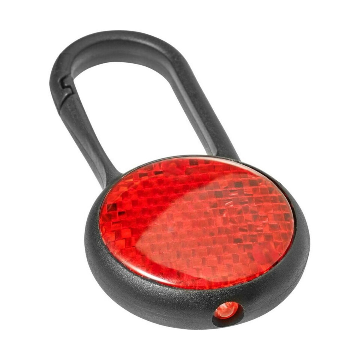 Breloki latarki z logo – światełko bezpieczeństwa z karabińczykiem V7335-05_AAA01 Światełko bezpieczeństwa z karabińczykiem V7335-05_AAA01