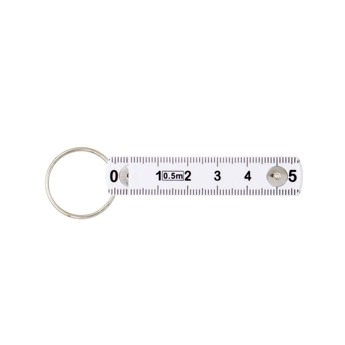 Breloki miarki z logo – brelok do kluczy, miara 50cm, składana V4872-02_AAA03 Brelok do kluczy, miara 50cm, składana V4872-02_AAA03