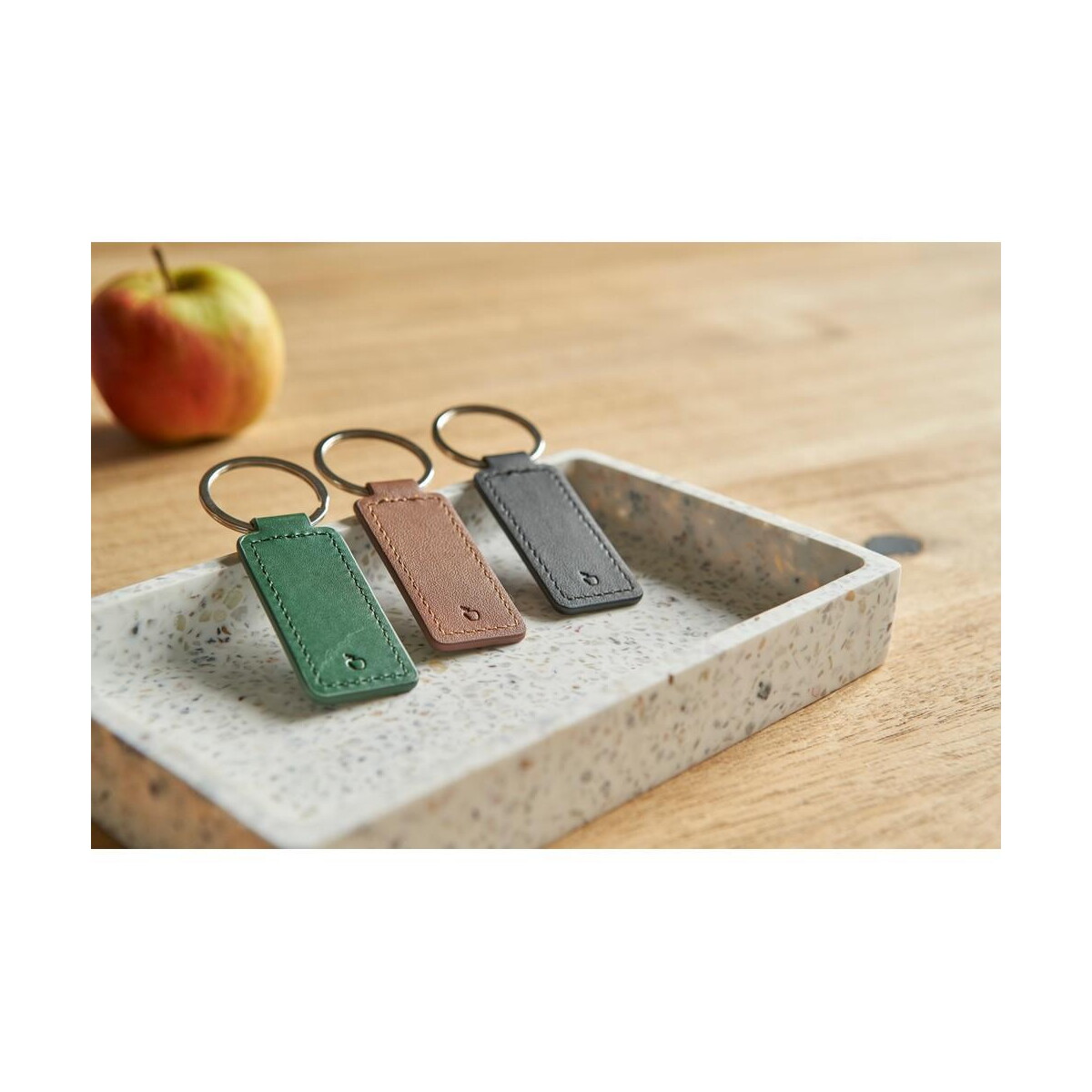 Breloki odblaskowe z logo – brelok ze skóry VA145_A Brelok ze skóry VA145_A