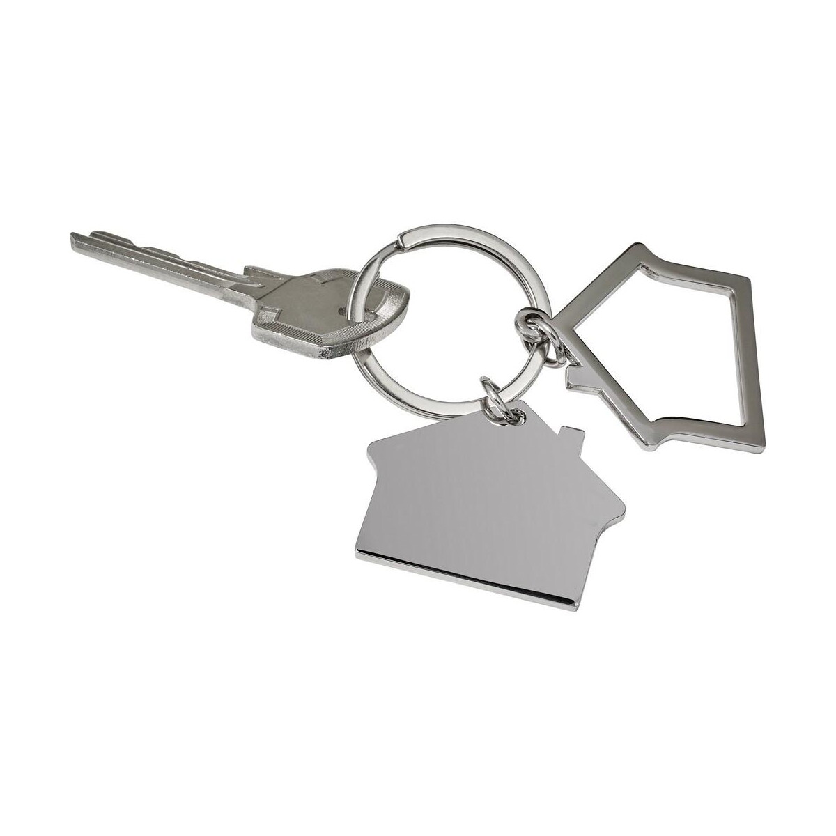 Breloki otwieracze z logo – brelok do kluczy „domek” V0633-32_AAA03 Brelok do kluczy