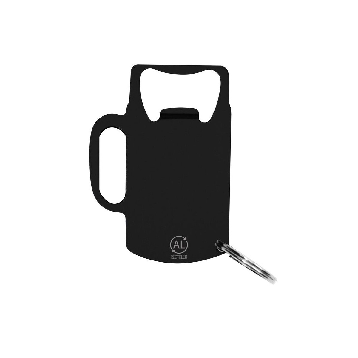 Breloki otwieracze z logo – brelok do kluczy, otwieracz do butelek z aluminium z recyklingu VA701-03_AAB01 Brelok do kluczy, otwieracz do butelek z aluminium z recyklingu VA701-03_AAB01