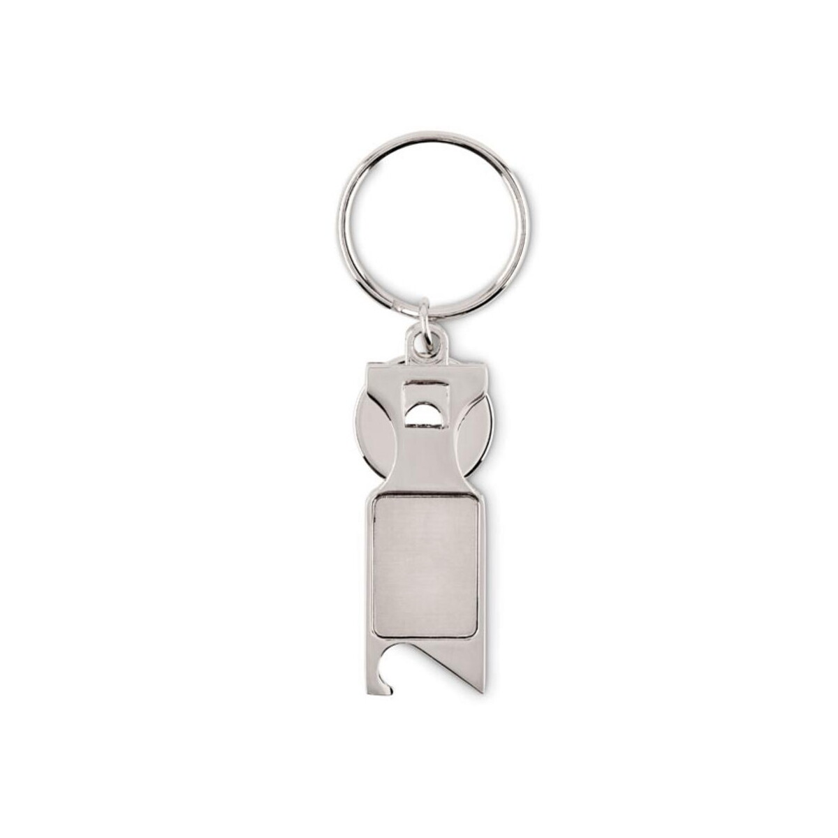 Breloki otwieracze z logo – brelok, otwieracz z żetonem tokeu mo6824-16-side Brelok, otwieracz z żetonem TOKEU mo6824-16-side